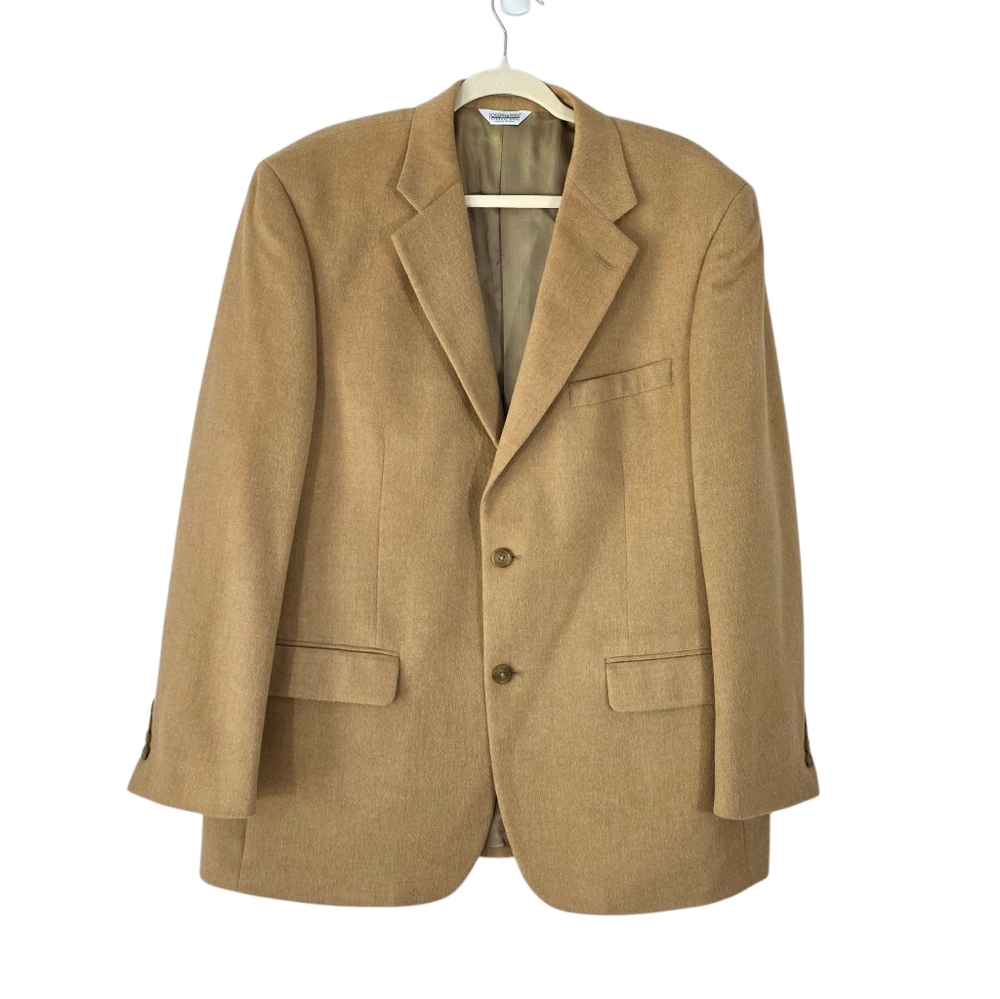 Joseph & Feiss‎ International 100% Camel Mens Blazer Sports Coat Size 44 Regular